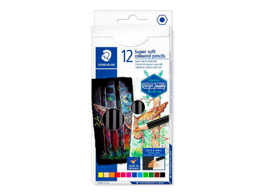 CAJA STAEDTLER LAPICES SUPER SOFT CARTON 12 UND - DJ