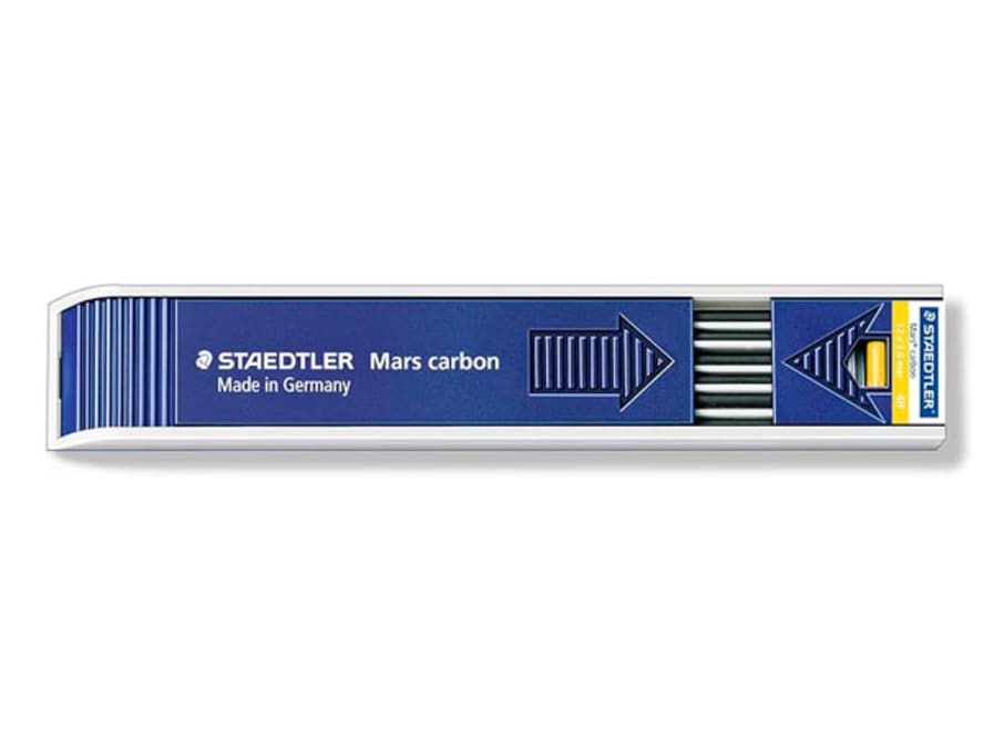 ESTUCHE STAEDTLER 12 MINAS MARS CARBON 2MM 4H (200)