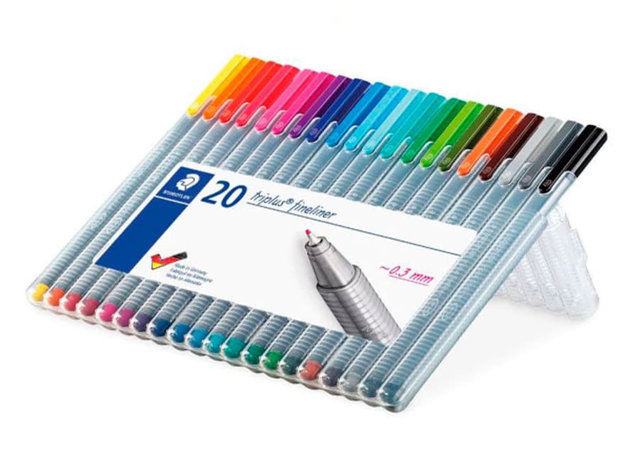 CAJA STAEDTLER FINELINER TRIPLUS 20 COLORES (334 SB20)