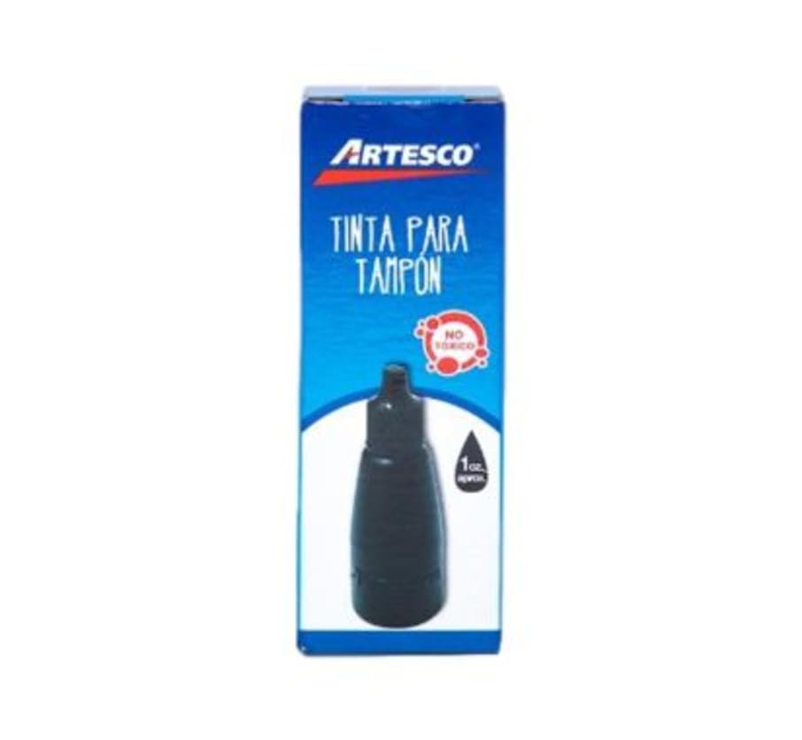 Tinta para Tampón Negro Botella x 30 ml