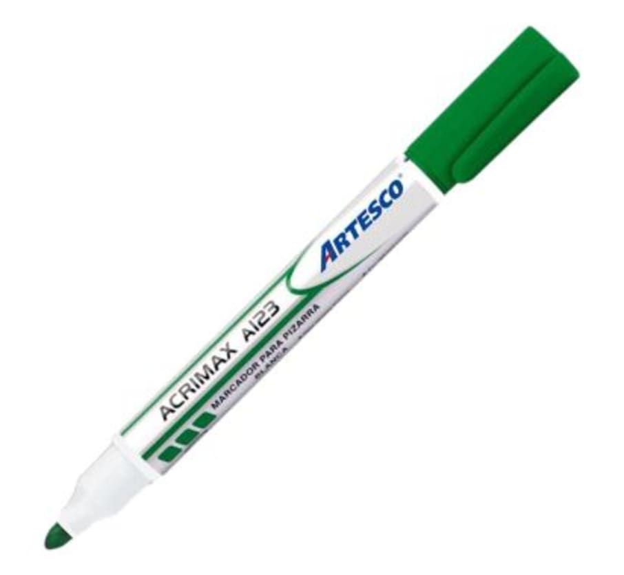 Plumón Acrimax A123 Verde x 1 Unidad