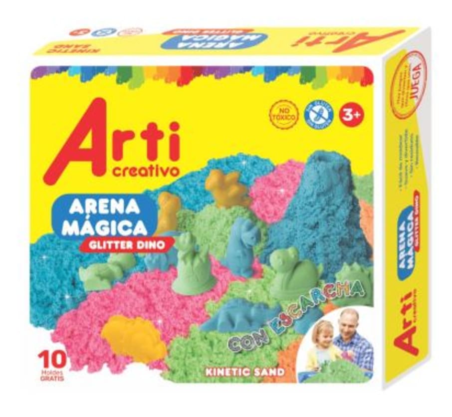 Arena Mágica Sea Life Caja x 300 g + 5 Moldes