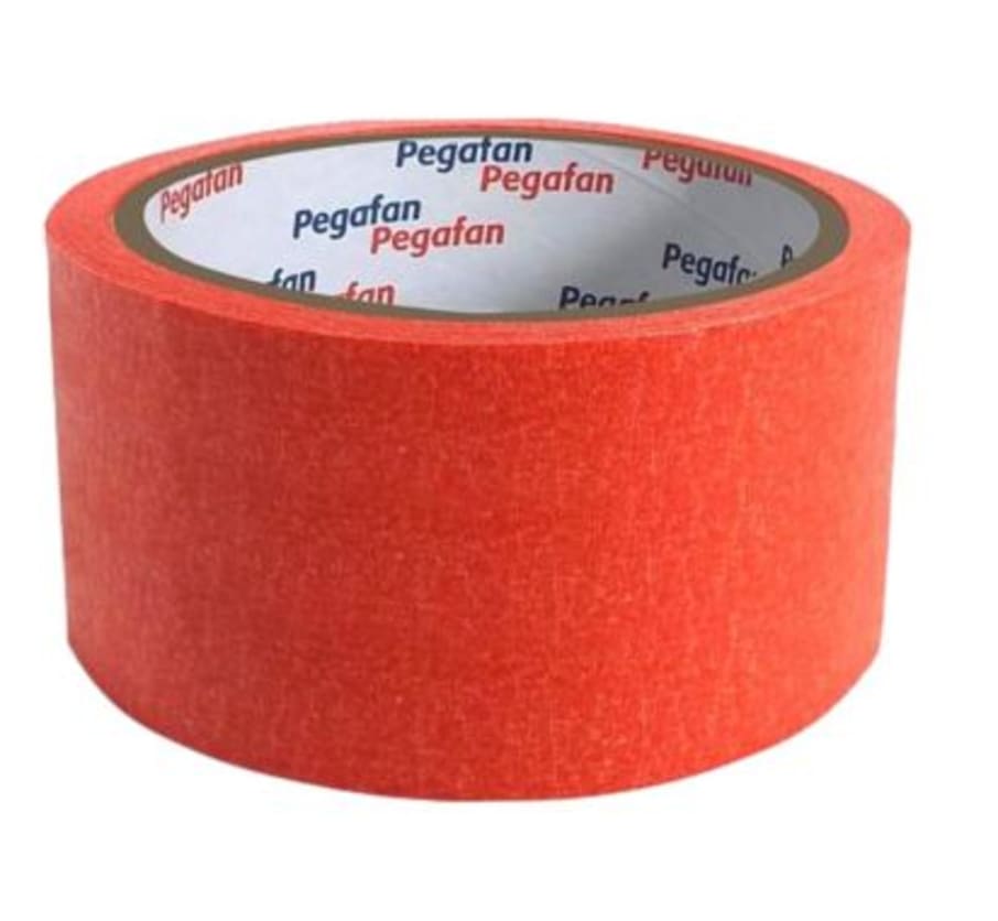 Cinta Masking Tape 2 in x 20 yd Rojo