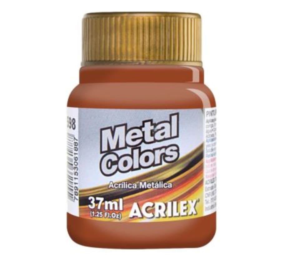 Pintura Acrílica Metal 37 ml Cobre