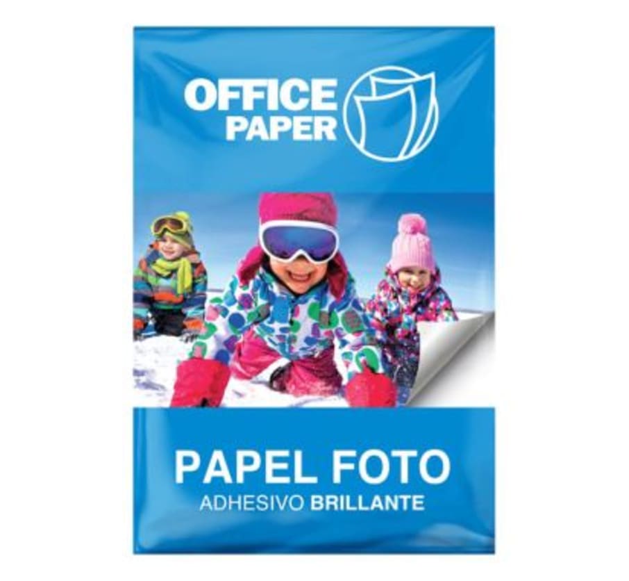 Papel Fotográfico Adhesivo Brillante A4 x 20 Hojas