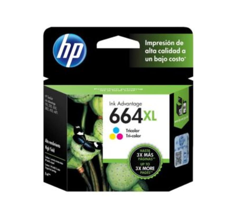 Tinta para Impresora en Cartucho 664 XL Tricolor