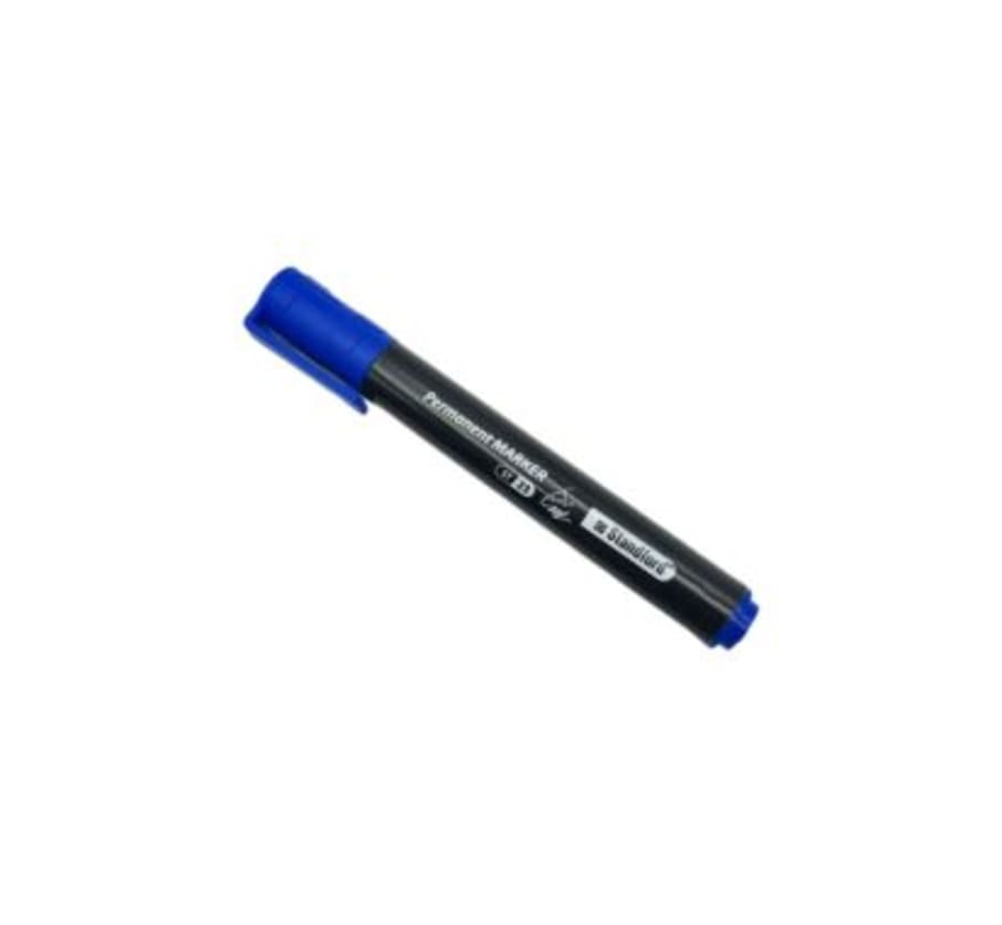 Plumón Indeleble Permanent Marker ST-23 Azul Blister x 1 Unidad