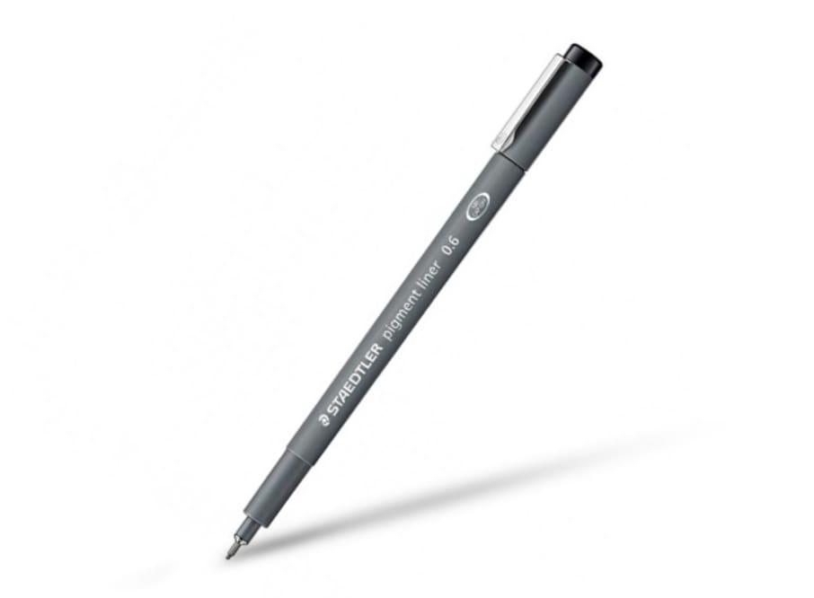 CAJA ESTILOGRAFO PIGMENT LINER 0.6 MM 10 UNID (308)