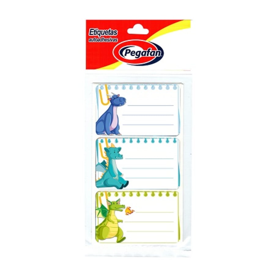 ETIQUETAS ESCOLARES DINOS