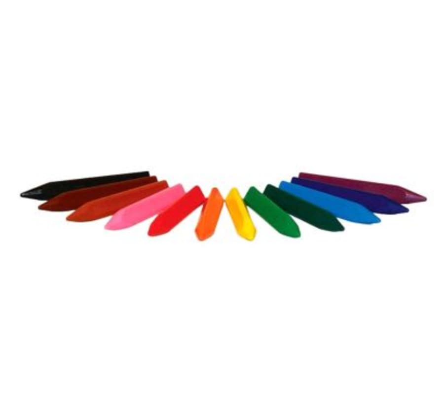 Crayones Triangulares Jumbo x 12 Unidades