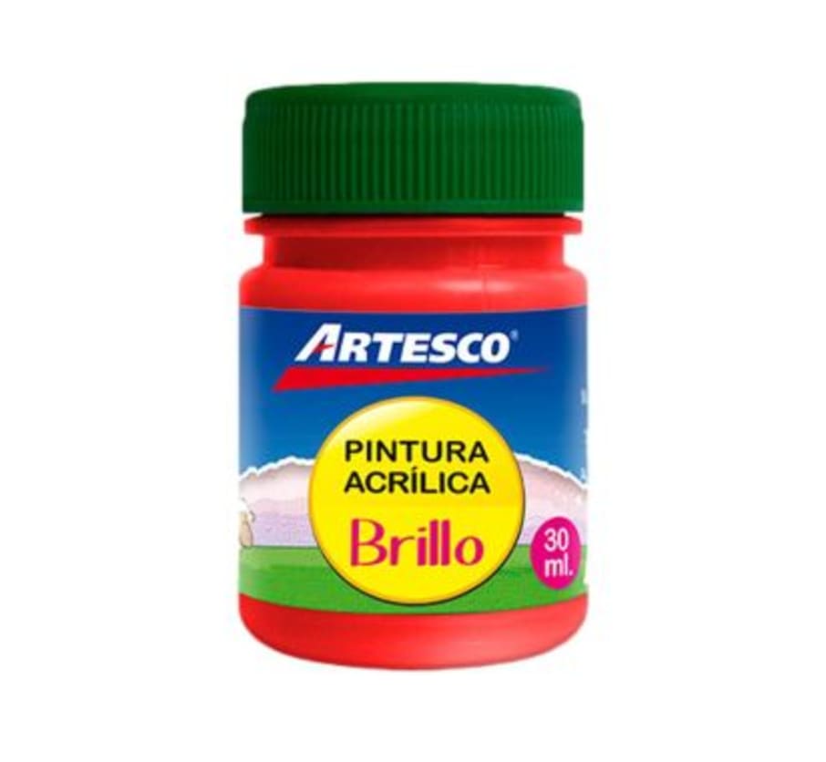 Pintura Acrílica Brillante Rojo x 30 ml