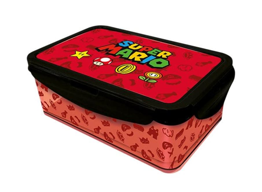SANDWICHERA RECTANGULAR 1070ML MARIO BROS