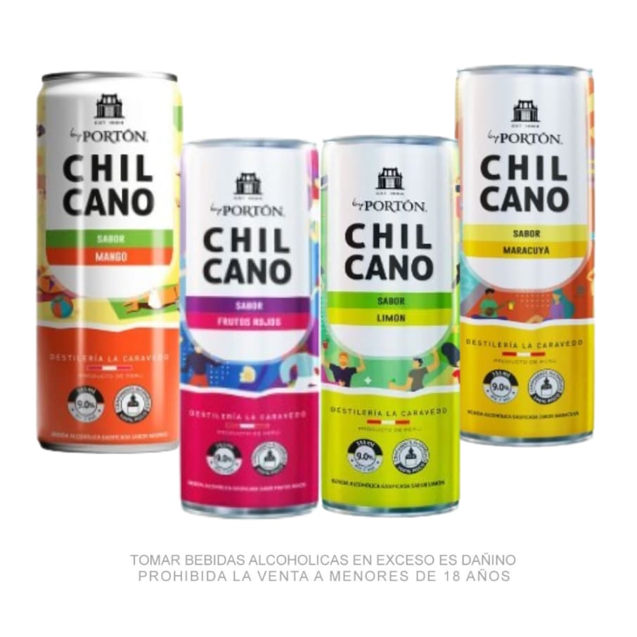 Pack Mix de 04 Chilcanos Portón 335ml