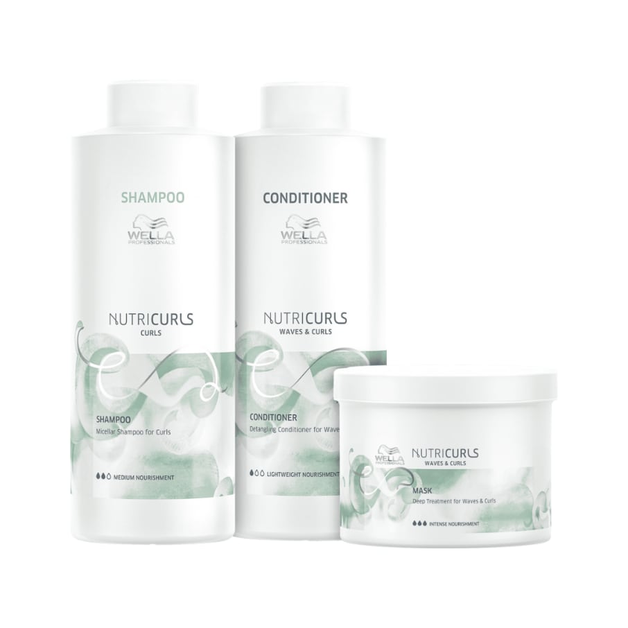 PACK NUTRICURLS SHP + COND + MASK
