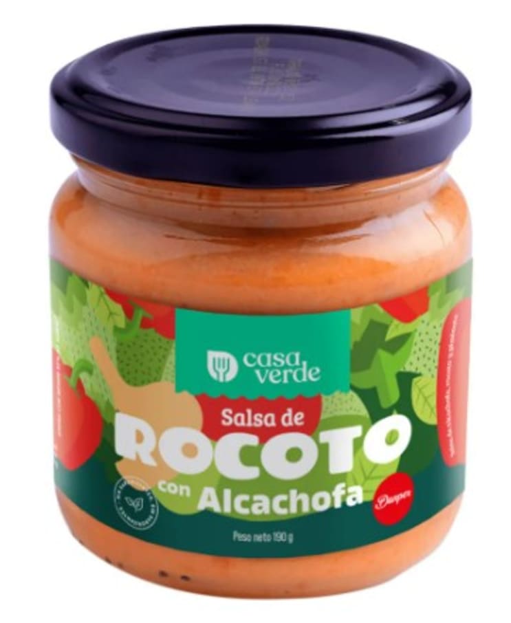 ROCOCHOFA (SALSA DE ROCOTO CON ALCACHOFA 190G CASA VERDE)