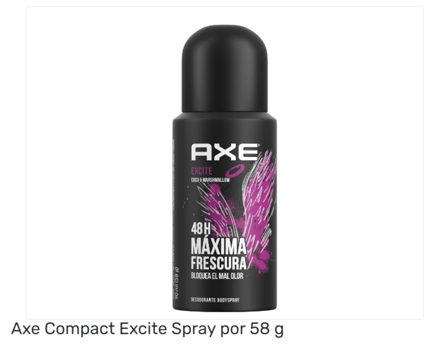 AXE BS COMPACT EXCITE 12X58G