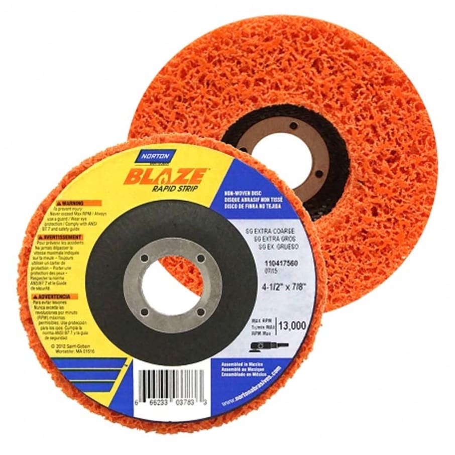 NORTON DISCO 7" BLAZE RAPID STRIP NARANJA (10U