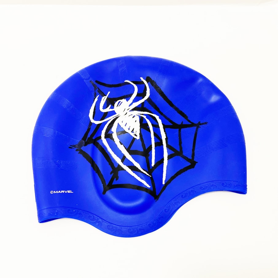 GORRO DE NATACIÓN SPIDERMAN CON OREJERAS