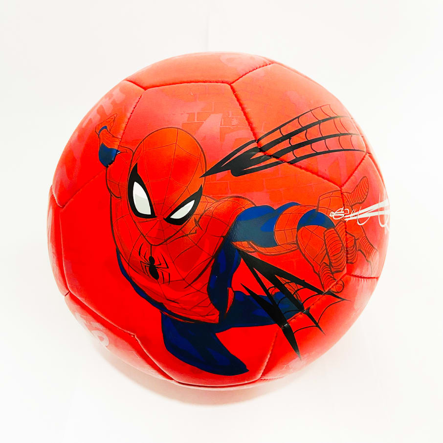 PELOTA FUTBOL SPIDERMAN TELARAÑA ROJO