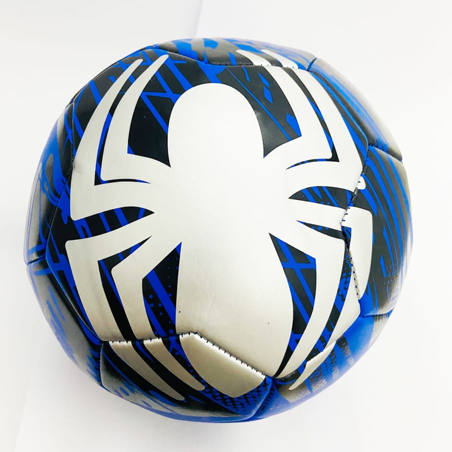 PELOTA FUTBOL SPIDERMAN AZUL ARAÑA