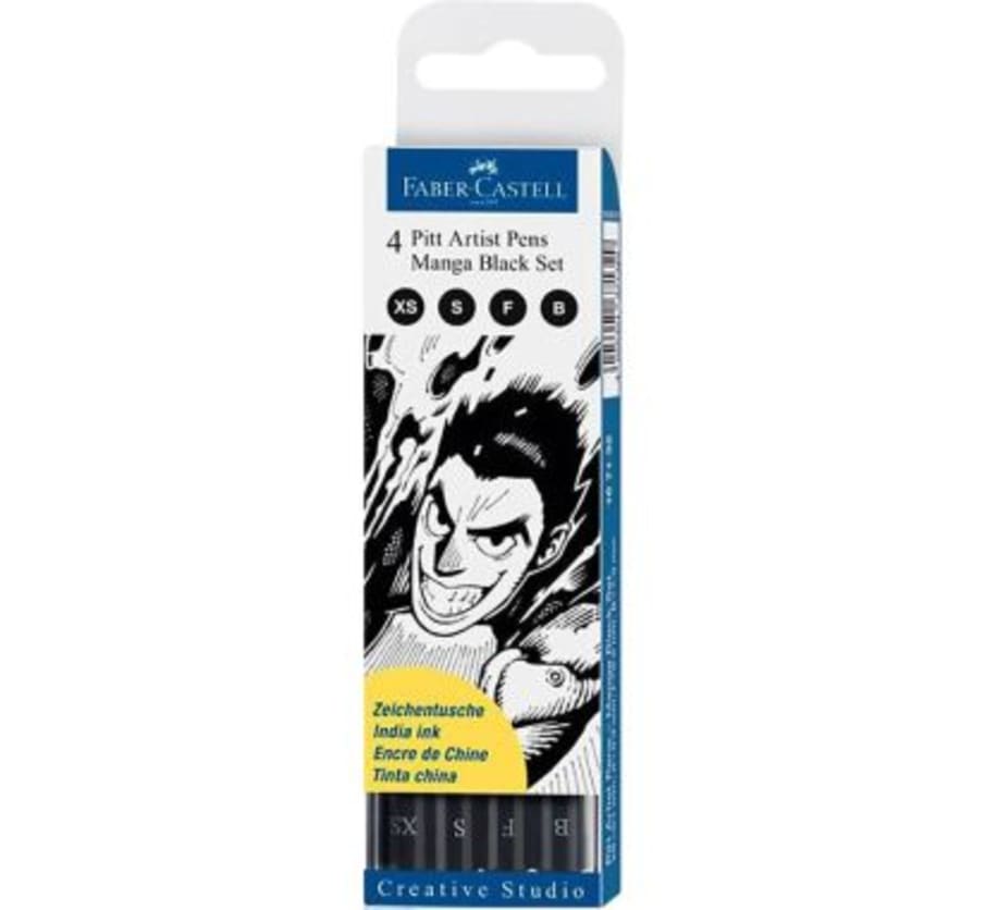 Set Comic Zinergy Pitt Artist Pen x 4 Unidades