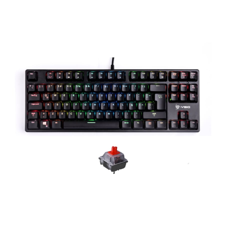 Teclado VSG Alnitak Tkl RGB Black (Sw Red)