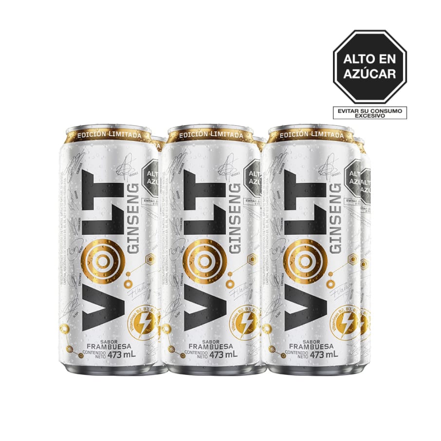 Volt Gingseng lata 473 ml edición Real Madrid 