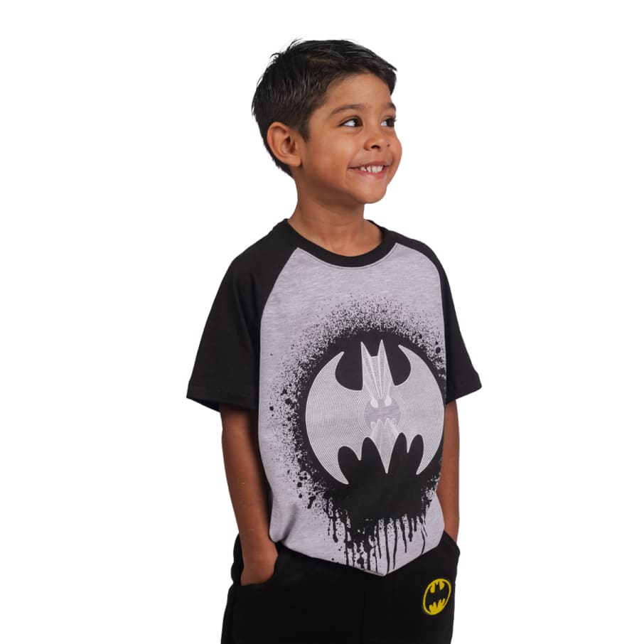 POLO MANGA CORTA NIÑO BATMAN HUESO MLG