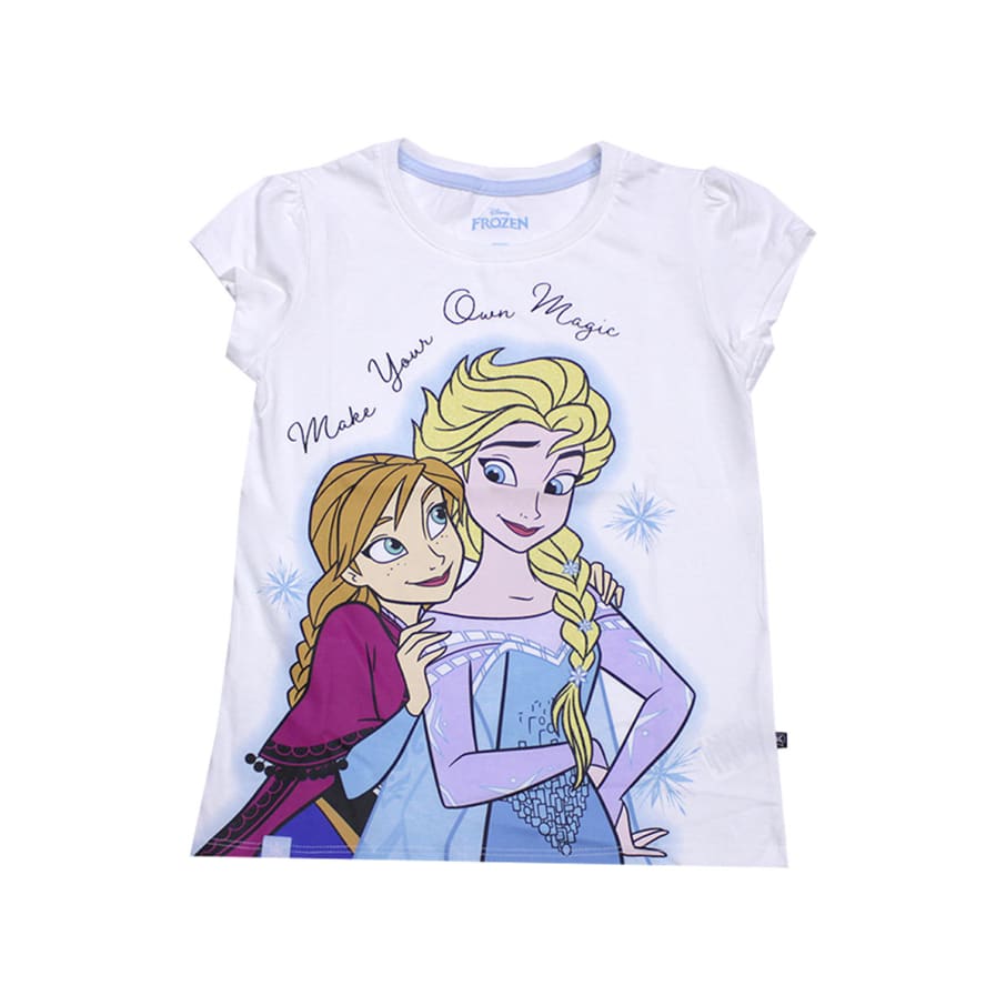 POLO MANGA CORTA NIÑA FROZEN BLANCO 