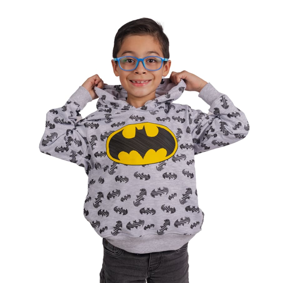 POLERA NIÑO BATMAN HUESO MLG