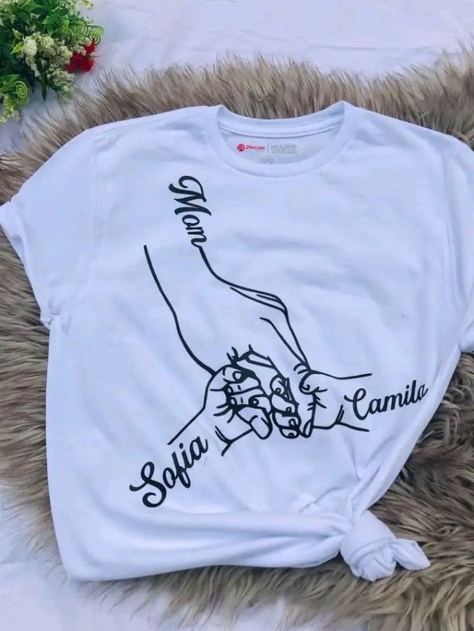 POLO MANOS DE MAMA E HIJOS