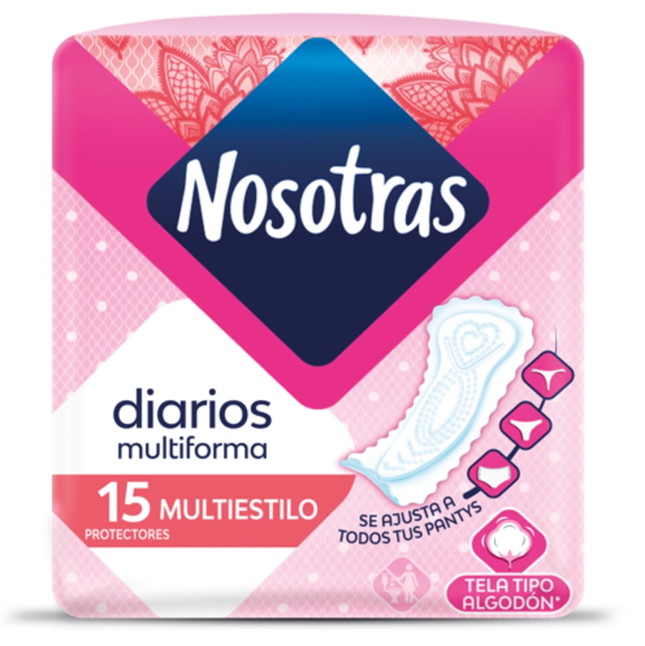 NOSOTRAS PROTECTORES MULTIESTILO PQ 15UN