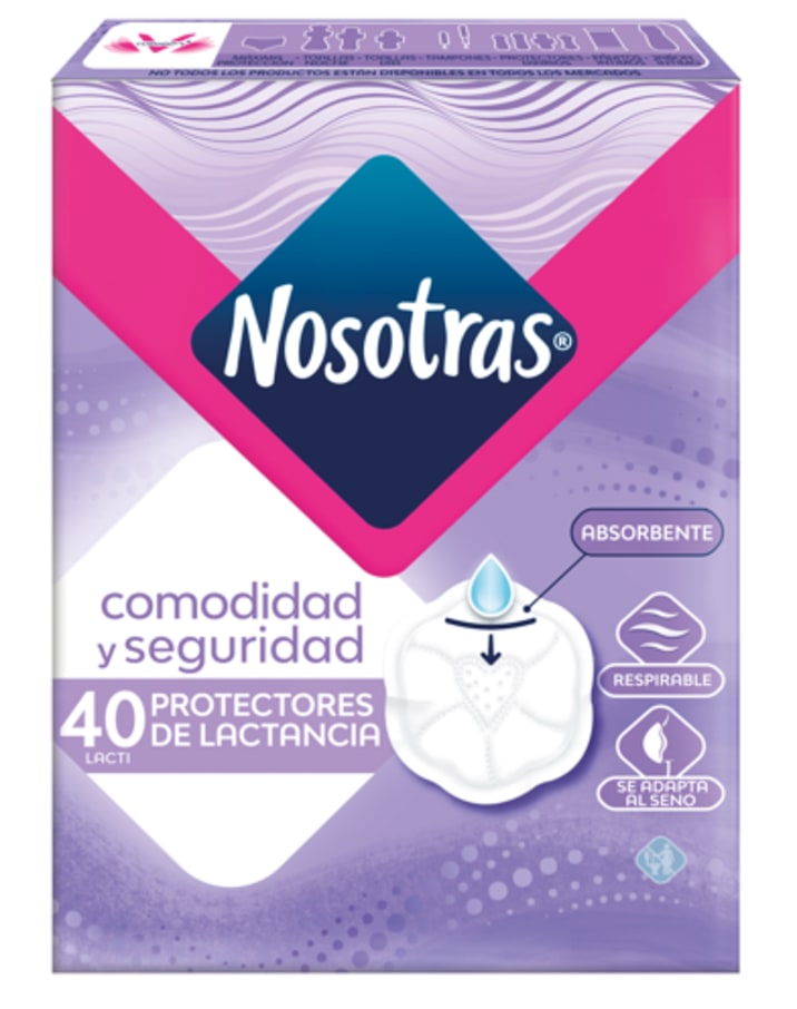 NOSOTRAS PROTECTORES LACTANCIA CJ 40UN