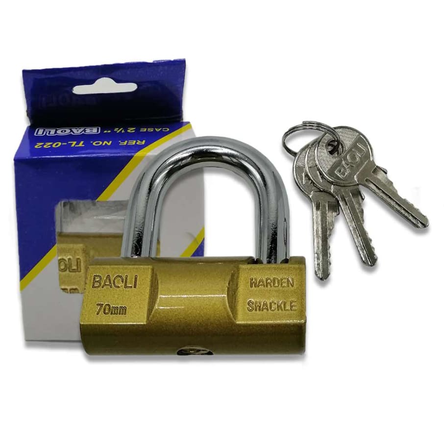 IMP CANDADO BARRIL 70MM (4U) (48XCJ)