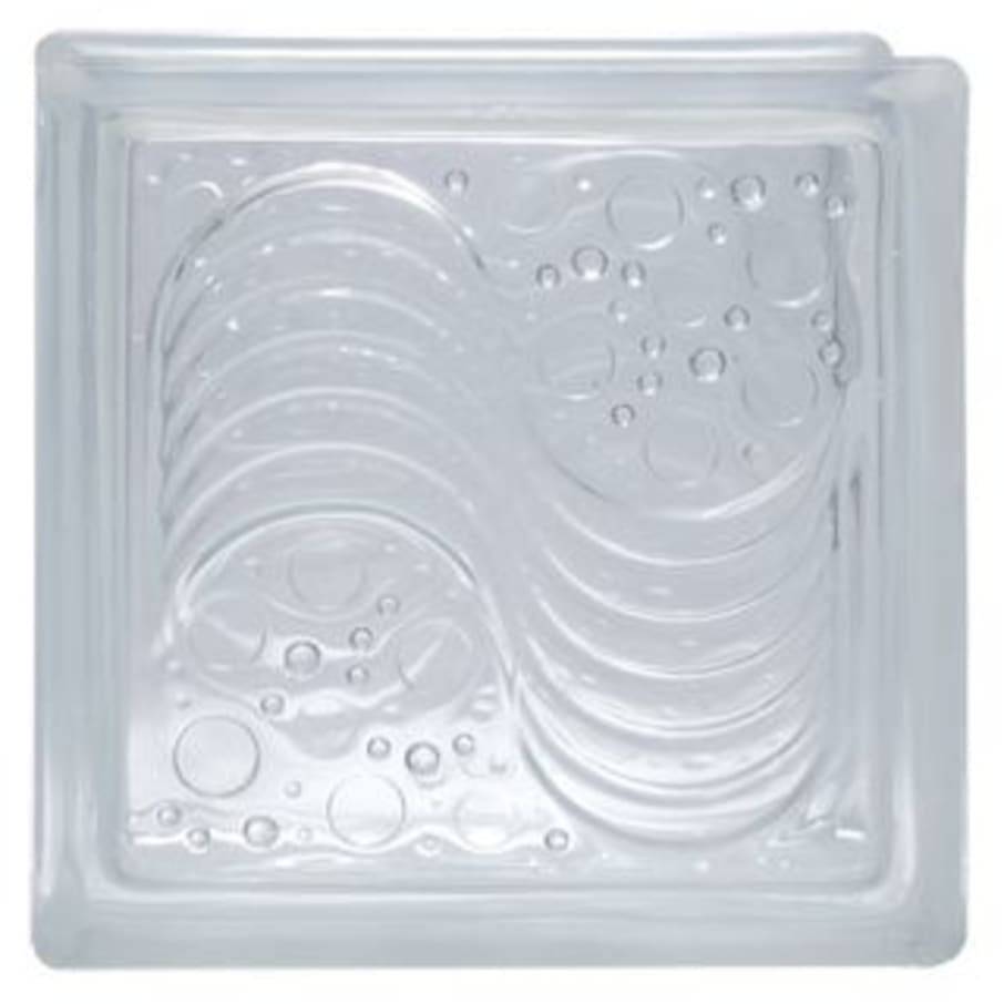 IMP BLOQUE VIDRIO SEA WAVE OCEANO 19X19X8CM(6U