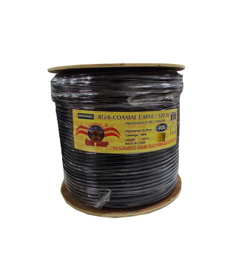 IMP CABLE COAXIAL RG6 250MT BOBIN (2XCJ)