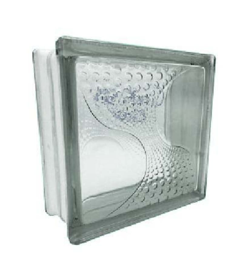 IMP BLOQUE VIDRIO COCK-TAIL CLEAR 19X19X8CM (6