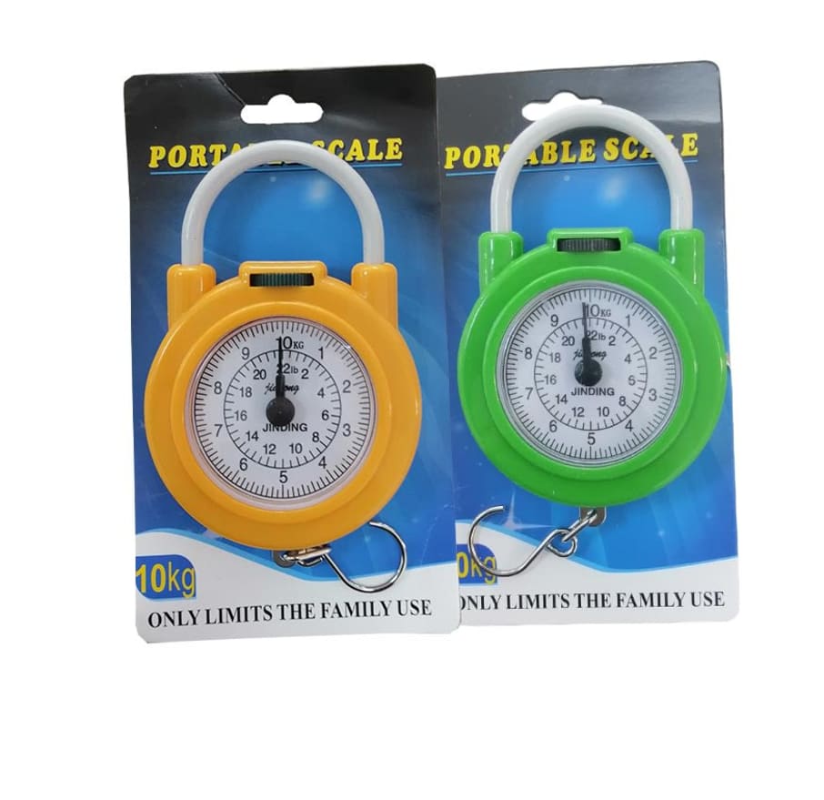 IMP BALANZA 10KG MANUAL PLASTICA RELOJ(240XCJ)