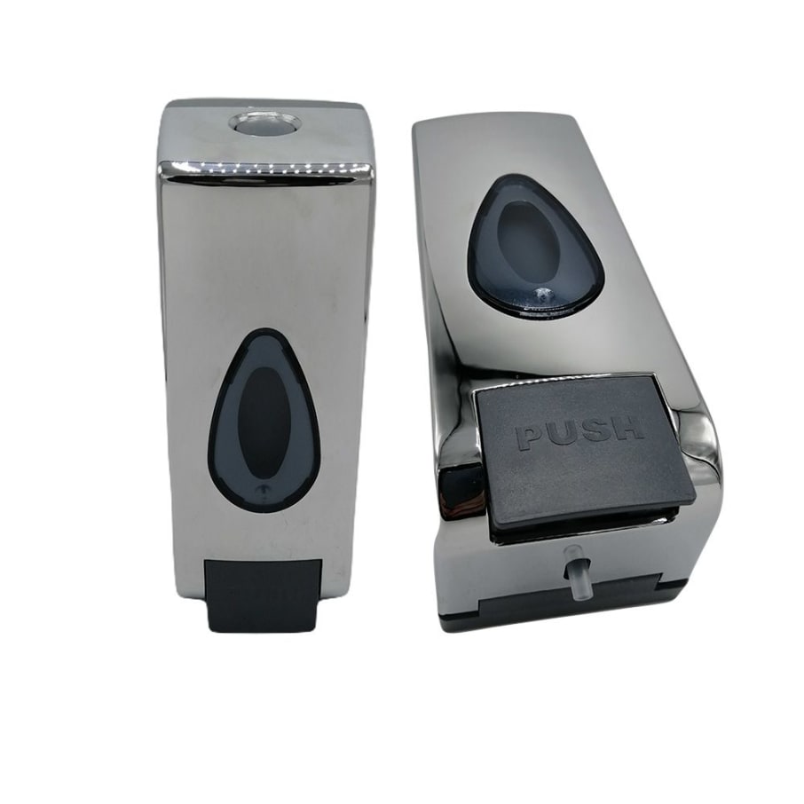 IMP DISPENSADOR JABON LIQ PVC CROMO 250ML (60U