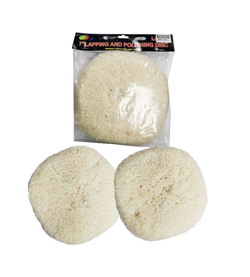 IMP DISCO LANA NATURAL P/PULIR 9" Doble Lado Y