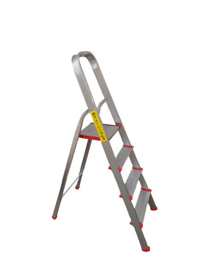 IMP ESCALERA ALUMIN 4GRADAS C/SOPORTE
