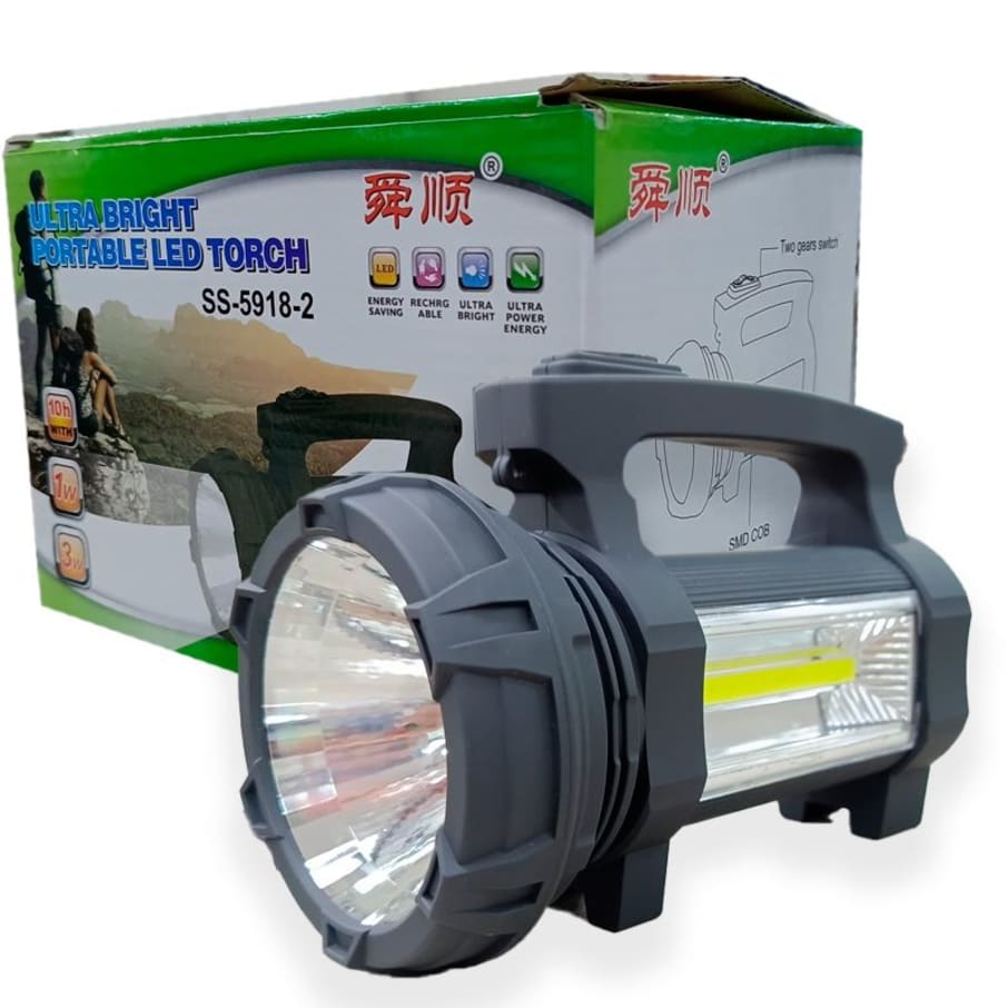 IMP LINTERNA LED RECARG. 2FUNC T/VARTA