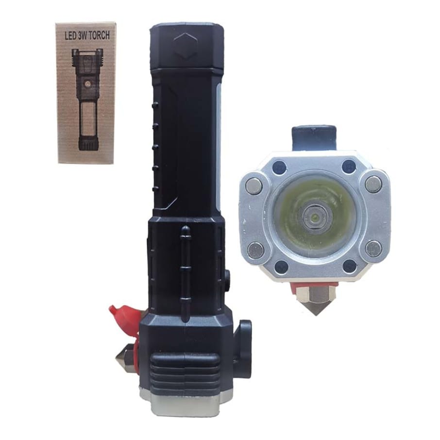 IMP LINTERNA LED 3W IMAN 2 FUNCIONES 6.5K