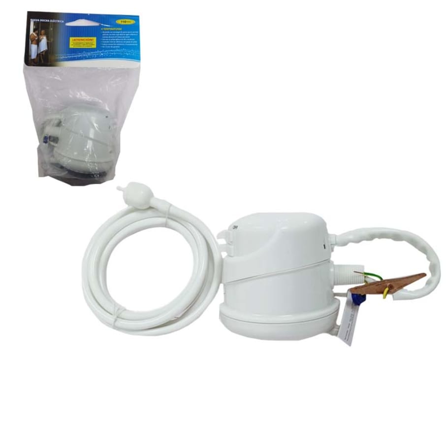 IMP DUCHA BLANCA 4TEMP 110V C/MANG ETIQ-AZUL