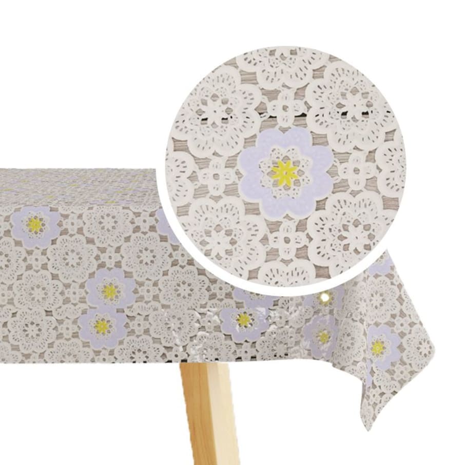 IMP MANTEL PVC YL-10354B EST. BLANCA/MORADA 137CMx