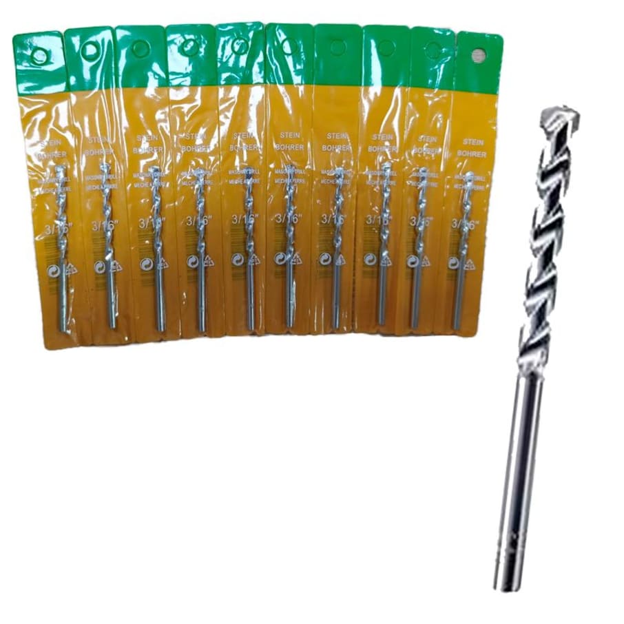 IMP BROCA P/CONCRETO 3/16" CR GERMANY (10U)(3600Ux