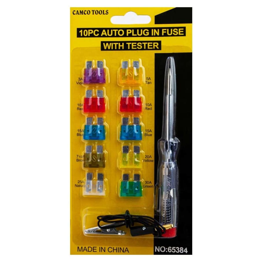 IMP JGO COMPROBADOR DE CORRIENTE 12V + FUSIBLE