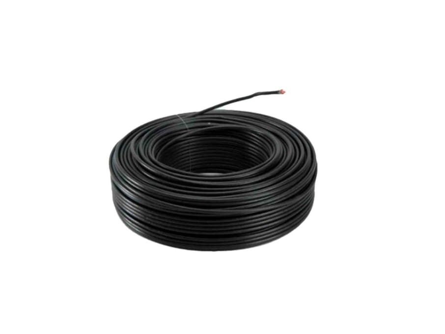 ELECTROCABLE SOLIDO #12 NEGRO THHN 600V 90C