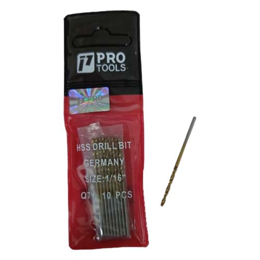 PT BROCA 1/16 TITANIUM PROTOOLS GERMANY HSS (10U)