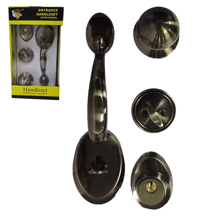 IMP CERRADURA P/PRINCIPAL LL/SEG BRONCE ANT